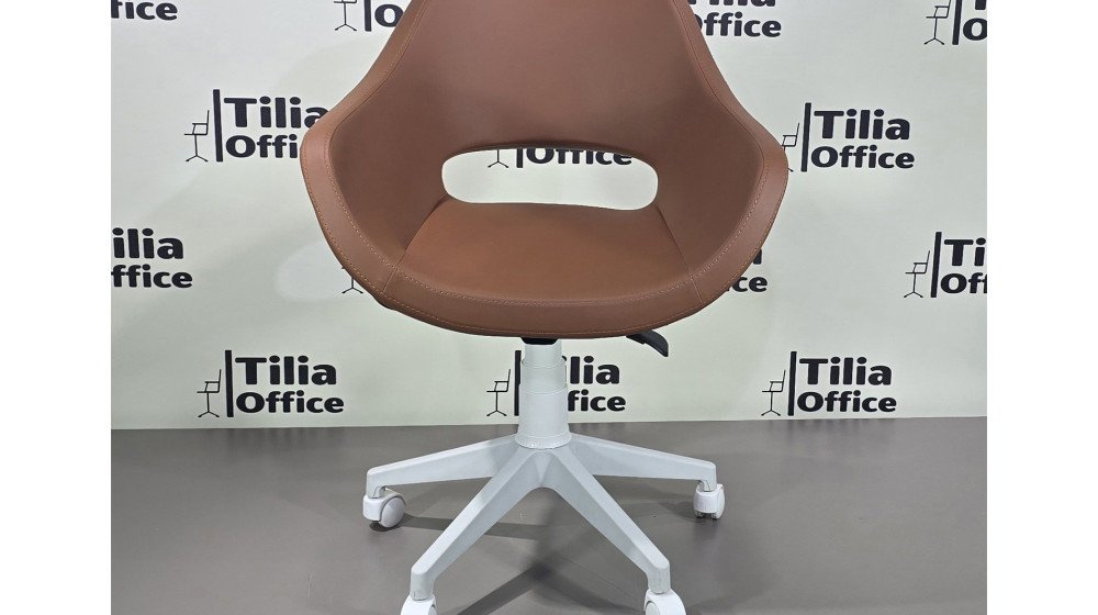 Monaco Çalışma Kesim Çocuk Koltuğu Beyaz Ayak Kahve